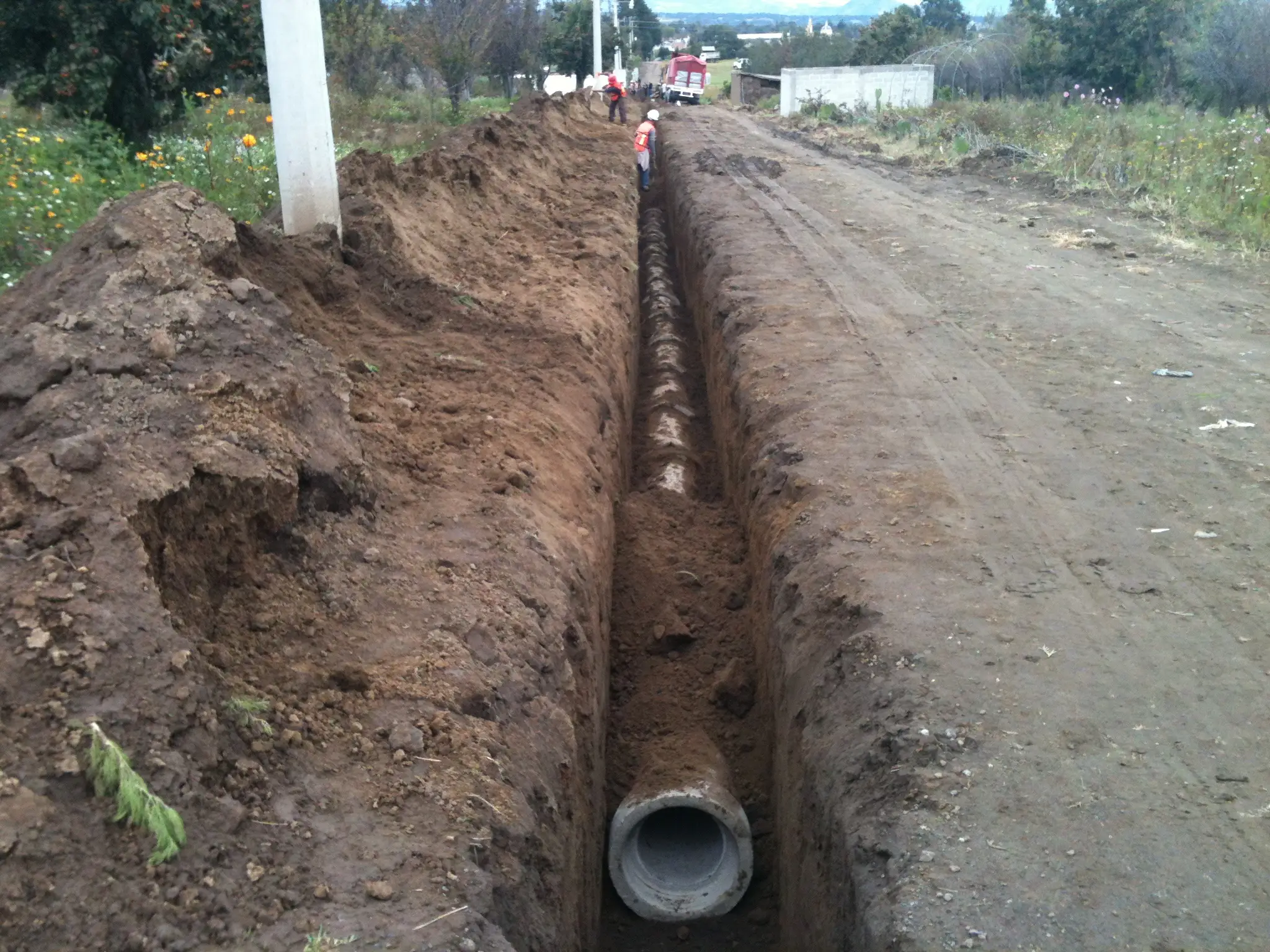 Alcantarillado Sanitario en San Andrés Hueyacatitla