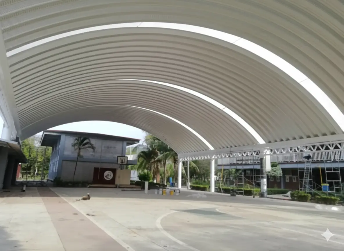 Techado de Usos Múltiples - Escuela Secundaria Técnica Núm. 107